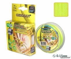  Плетенка SPIDER YELLOW 100m 0.30мм