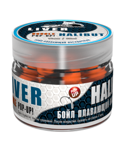 Бойл насадочный плавающий Double Pop-Up 14мм Liver/Halibut (Печень/Палтус) 90мл
