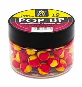 Бойлы Плавающие двухцветные Lion Baits 10мм "КАЛЬМАР/ОСЬМИНОГ-КЛЮКВА"