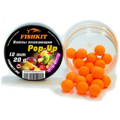 Бойлы "FISHKIT" POP-UP 12mm ТУТТИ-ФРУТТИ