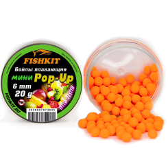 Бойлы "FISHKIT" POP-UP 6mm ТУТТИ-ФРУТТИ