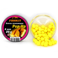 Бойлы "FISHKIT" POP-UP 8mm КУКУРУЗА