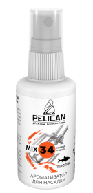 Дип-Спрей PELICAN "MIX 34 ПЛОТВА-КОРИЦА+КОКОС" 50мл