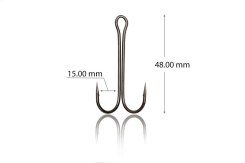  Двойник Double Hook №4/0 (длин. цевьё) уп.100шт