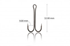  Двойник Double Hook  №4 (длин. цевьё) уп.100шт