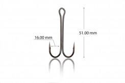  Двойник Double Hook №5/0 (длин. цевьё) уп.100шт