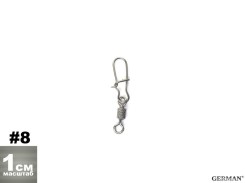 Карабин GERMAN 004  №8  пак.10шт