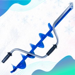 Ледобур Двуручный Expert Pro Sport d-130 мм (Синий)