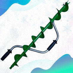 Ледобур Двуручный Toros Sport d-100 мм (Зеленый)