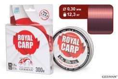  Леска карповая "ROYAL CARP BU" 300 м / 0.30 мм