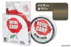  Леска карповая "ROYAL CARP GR" 300 м / 0.28 мм