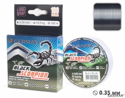 Леска "BLACK SCORPION - 2" 100 м / 0.35 мм