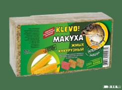 Макуха KLEVO Кукурузная кубики-10шт СЛИВА 450г (11)