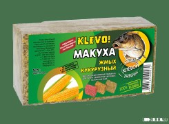 Макуха KLEVO Кукурузная кубики-10шт ТОПЛЕНОЕ МОЛОКО 450г