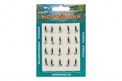  Мормышка Вольфрам Чертик Ø2-0.4гр уп.20шт арт:143,1