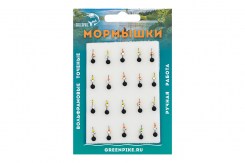  Мормышка Вольфрам Дробинка Ø4-0.7гр уп.20шт арт:165,1