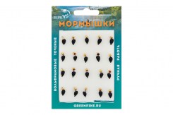  Мормышка Вольфрам Хрень капля Ø5-0.7гр уп.20шт арт:85,2