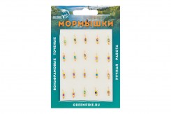  Мормышка Вольфрам Капля Ø2-0.2гр уп.20шт арт:125,4