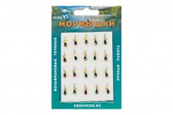  Мормышка Вольфрам Капля Ø3-0.5гр уп.20шт арт:126