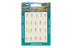  Мормышка Вольфрам Капля Ø3-0.5гр уп.20шт арт:127,4
