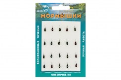  Мормышка Вольфрам Капля Ø3-0.5гр уп.20шт арт:202