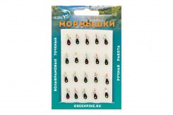  Мормышка Вольфрам Капля Ø4-1.0гр уп.20шт арт:128