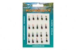  Мормышка Вольфрам Капля Ø4-1.0гр уп.20шт арт:129