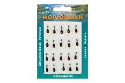  Мормышка Вольфрам Капля Ø4-1.0гр уп.20шт арт:205,0