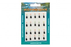  Мормышка Вольфрам Капля Ø4-1.0гр уп.20шт арт:205,3
