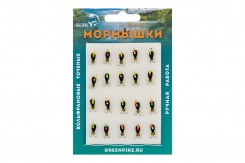  Мормышка Вольфрам Капля-коза Ø4-1.0гр уп.20шт арт:137