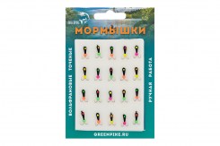  Мормышка Вольфрам Коза-Уралка Ø3-0.6гр уп.20шт арт:170,1