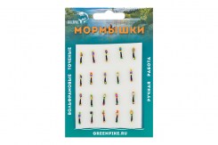  Мормышка Вольфрам Мотылек Ø1.5-0.25гр уп.20шт арт:176,2
