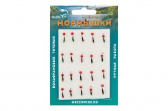  Мормышка Вольфрам Мотылек Ø1.5-0.25гр уп.20шт арт:177,2