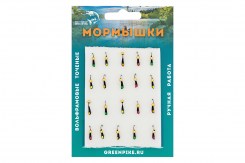  Мормышка Вольфрам Мотылек Ø2-0.3гр уп.20шт арт:178,1