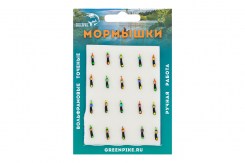  Мормышка Вольфрам Мотылек Ø2-0.3гр уп.20шт арт:179