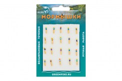  Мормышка Вольфрам Столбик Ø2-0.4гр уп.20шт арт:60