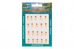  Мормышка Вольфрам Столбик Ø2-0.4гр уп.20шт арт:67