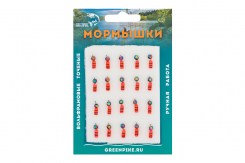  Мормышка Вольфрам Столбик Ø3-0.8гр уп.20шт арт:249
