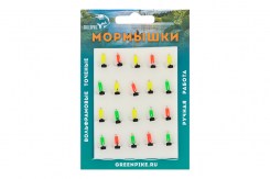  Мормышка Вольфрам Тройник с таблеткой Ø4-0.7гр уп.20шт арт:173