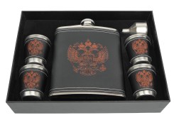 Набор ФЛЯГА+4 СТОПКИ Большой арт:2061