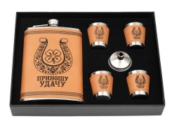 Набор ФЛЯГА+4 СТОПКИ Малый арт:1663