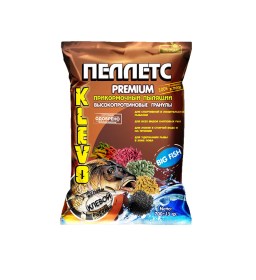 Пеллетс Прикормочный KLEVO зеленый ПЕЧЕНЬ d-6мм 700г