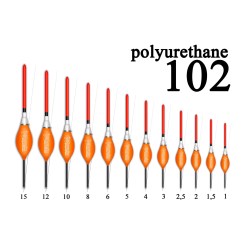  Поплавок Полиуретан "Wormix" №102  2гр уп.10шт