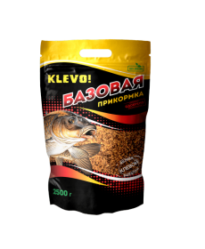 Прикормка KLEVO БАЗОВАЯ - МЕЛКИЙ ПОМОЛ 2500г