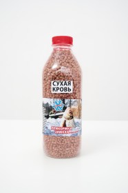  Прикормка зимняя "АгроРост" Сухая кровь красная, гран. ПЭТ 1000гр