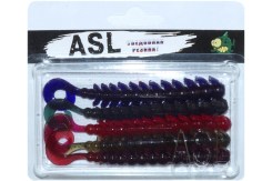 Съедобный силикон ASL «Бакси» цв.mix 2  L- 10см (4″) уп.5шт