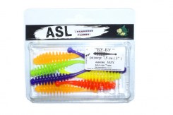 Съедобный силикон ASL «Бу-Бу» цв.mix 3  L- 7см (3″) уп.7шт