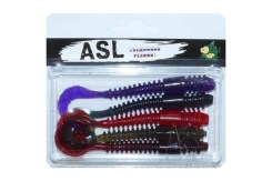 Съедобный силикон ASL «Джим» цв.mix 2 L- 5см (2″) уп.12шт