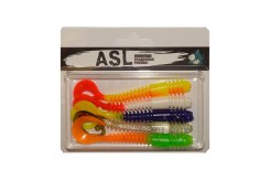 Съедобный силикон ASL «Джим» цв.mix 3 L- 5см (2″) уп.12шт