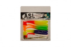 Съедобный силикон ASL «Изи» цв.mega mix L- 10см (4″) уп.5шт